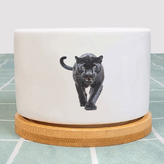 panther walking lovers leopard Plant Pots