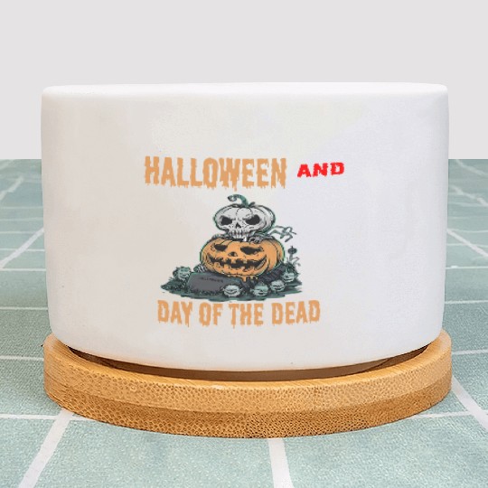 Halloween and day of dead Plant Pots