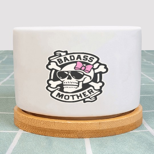 Badass Mother Skull LIKE US ON FACEBOOK # Plant Pots