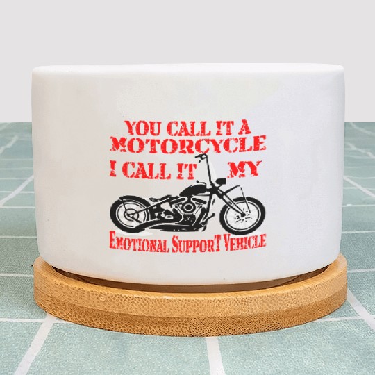 Emotional Support Motorcycle LIKE US ON FACEBOOK Plant Pots