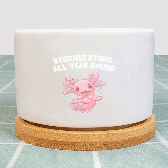 Regenerating All Year Round Axolotl Animal Lover S Plant Pots