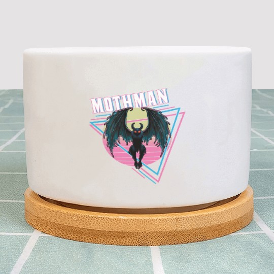 Mothman Retro Vintage Monster Creepy Cryptid Plant Pots