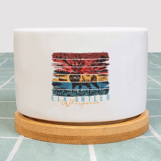 Shed Hunting Elk Antler Whisperer Plant Pots