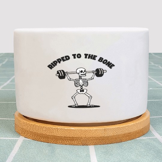 Ripped to the Bone Plant Pots