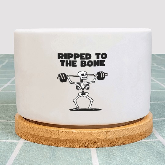 Ripped to the Bone Plant Pots