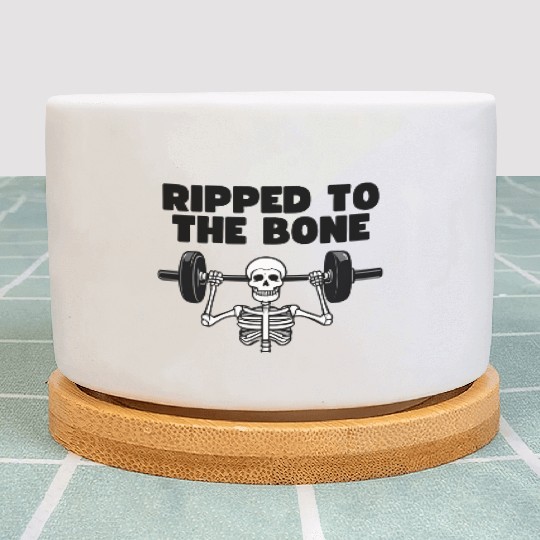 Ripped to the Bone Plant Pots