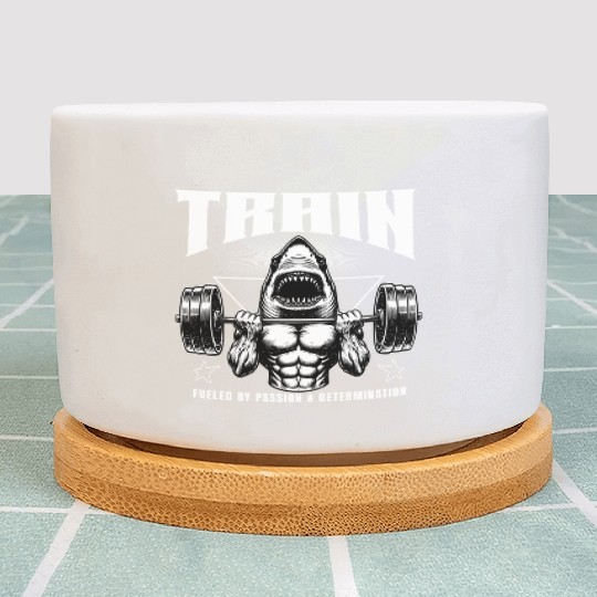 Train Gym Workout Fueled By Passion Plant Pots