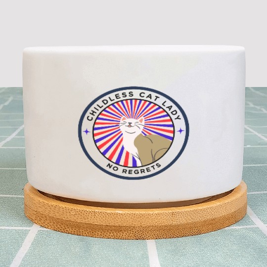 Childless cat lady. no regrets Plant Pots