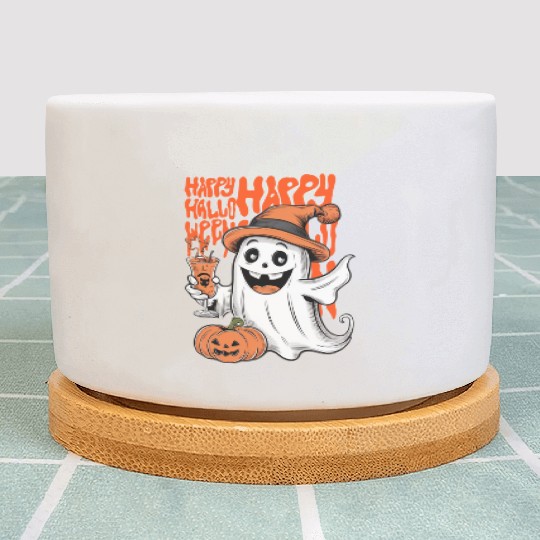 happy halloween Plant Pots