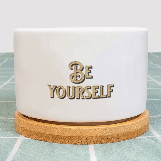 Be Yourself - Empowering Minimalist Plant Pots