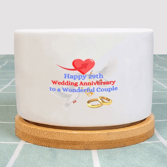 Happy 29th Wedding anniversary to a wonderful Plant Pots