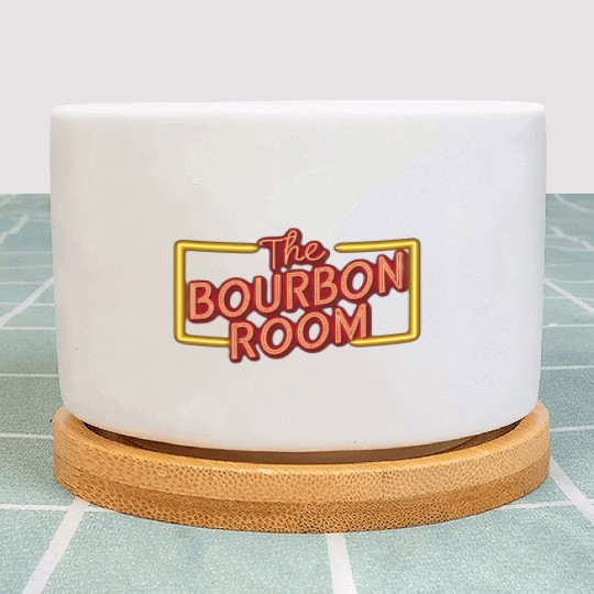Vintage The Bourbon Room Bar and Music Venue Plant Pots
