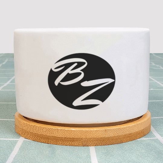 BZ _ logo with your name or your channel name Plant Pots