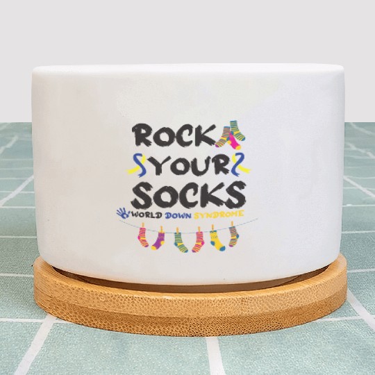 World Down Syndrome Awareness T21 Homie Teacher Plant Pots