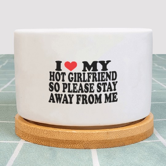 I Love My Boyfriend Plant Pots | Cute Romantic Plant Pots