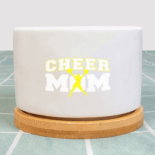 Cool Cheer Mom Art For Women Cheerleader Plant Pots