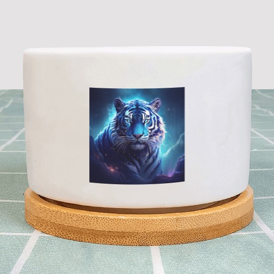 Blue Fantasy Tiger Plant Pots