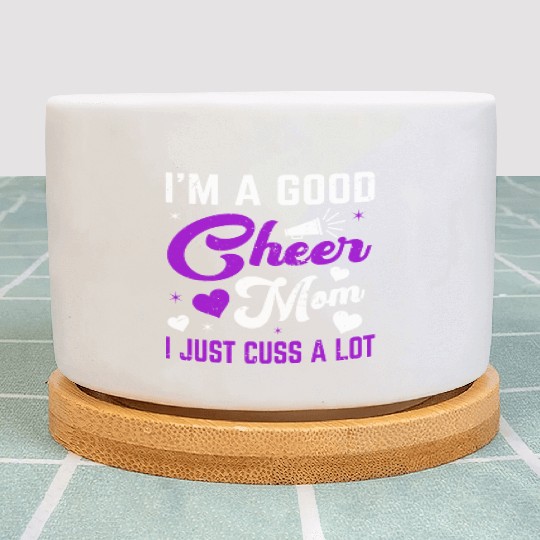 A Good Cheer Mom Cheerleading Mommy Mother's Day Plant Pots