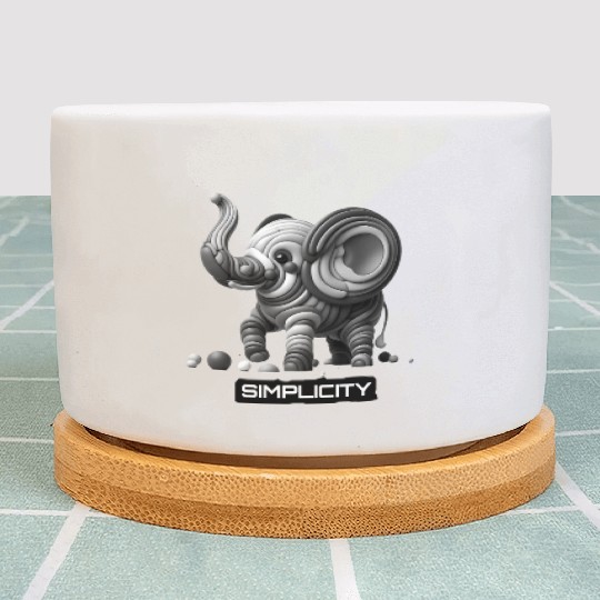 Simply Adorable: Baby Elephant - Simplicity Plant Pots