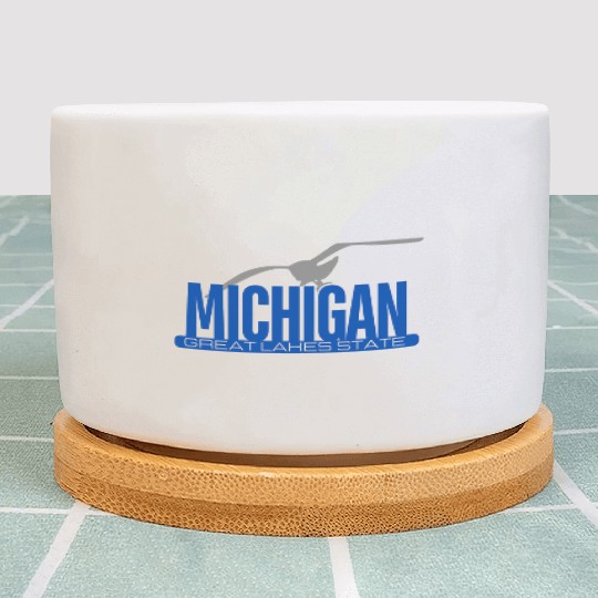 Michigan Great Lakes State Plant Pots
