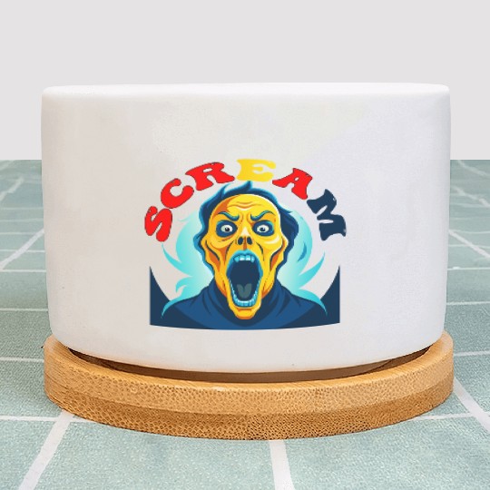 Scream Vintage Halloween Plant Pots