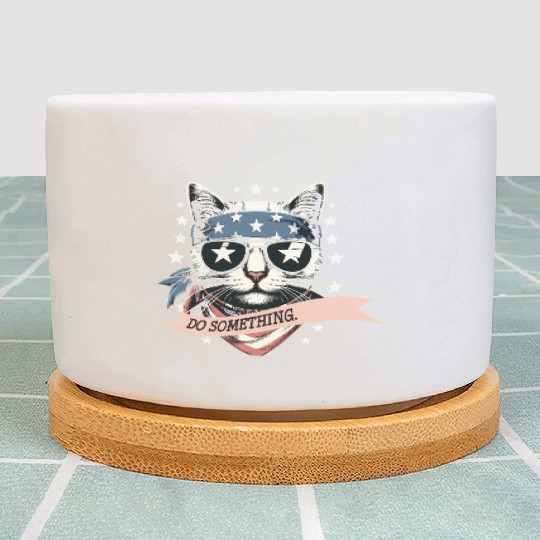 Cat Ladies Funny Kamala Harris 2024 Election Do So Plant Pots