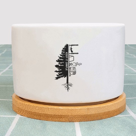 Keep It Simple Camping Tree Plant Pots