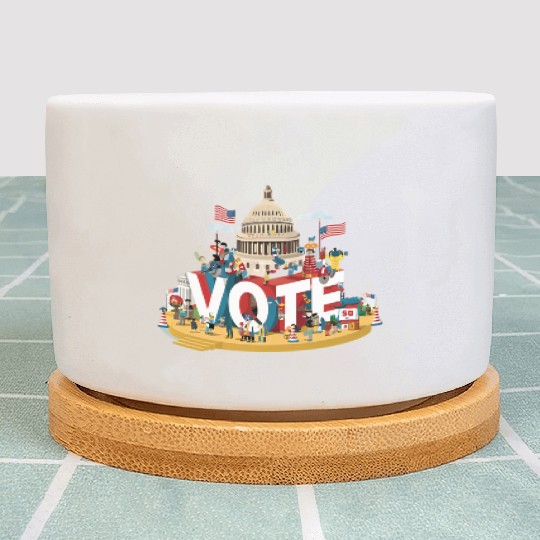 Vote for Change : 2024 Election Support Plant Pots