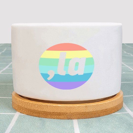 Kamala Harris Comma La Rainbow Election 2024 Plant Pots