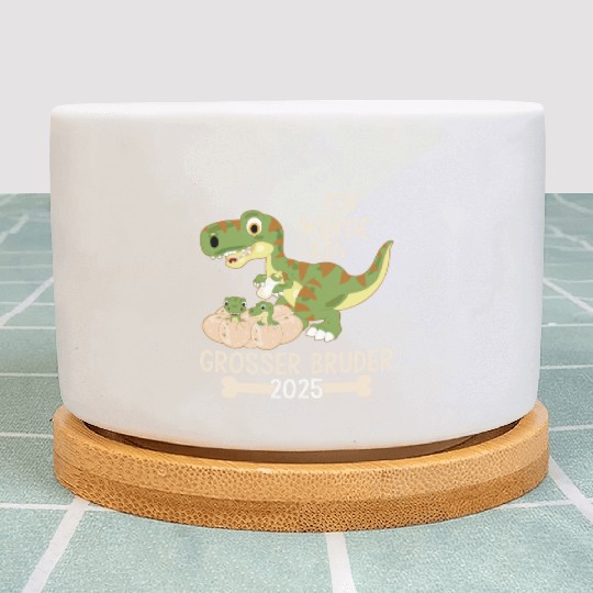 Siblings Baby Dino I Will Be A Big Brother 2025 Plant Pots