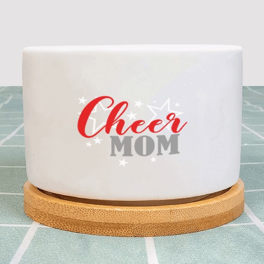 Cheerleader Proud Cheer Mom Pride Sports Supporter Plant Pots