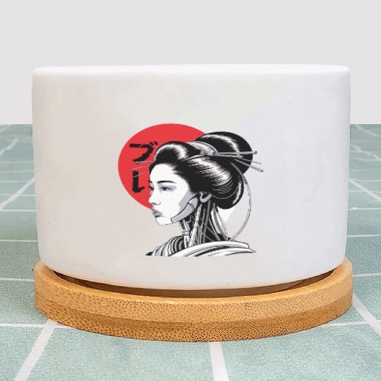 Cyberpunk Vaporwave Japanese Neon Street Art Plant Pots