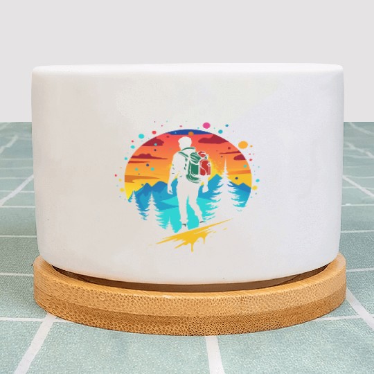 Hiking Solo Summit Plant Pots