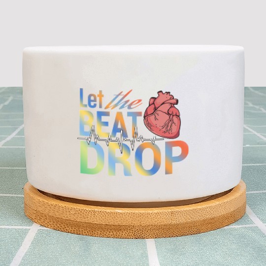 Let the beat drop medical Plant Pots