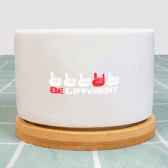 5 Be Different Heavy Metal Hard Rock Hand Gestures Plant Pots