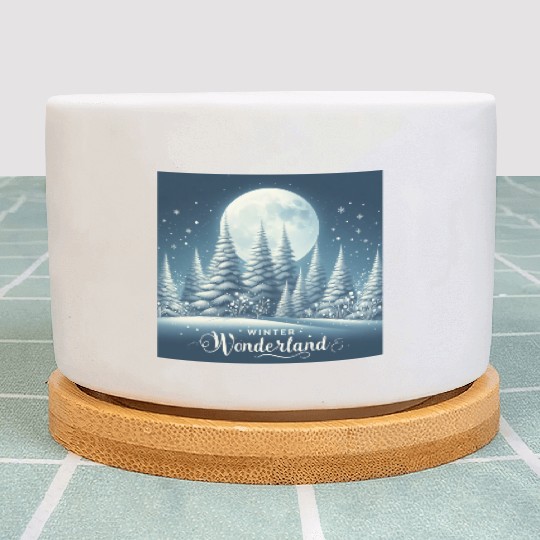 Winter Wonderland Plant Pots
