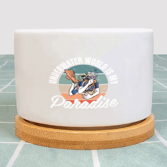 Underwater World Is My Paradise Plant Pots