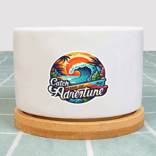 Wanderlust Waves Plant Pots