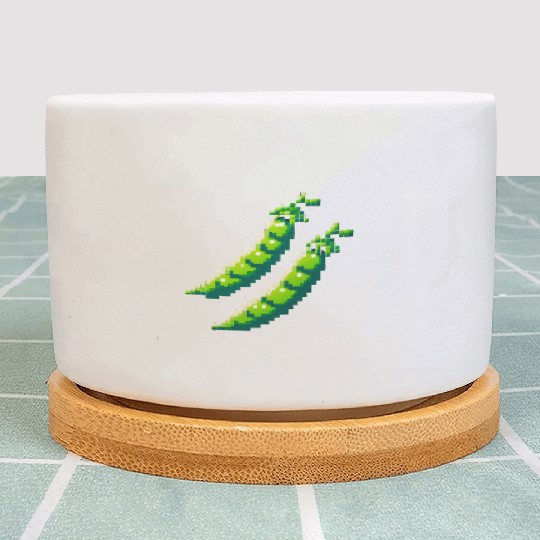 8 Bit Pixel Peas Plant Pots