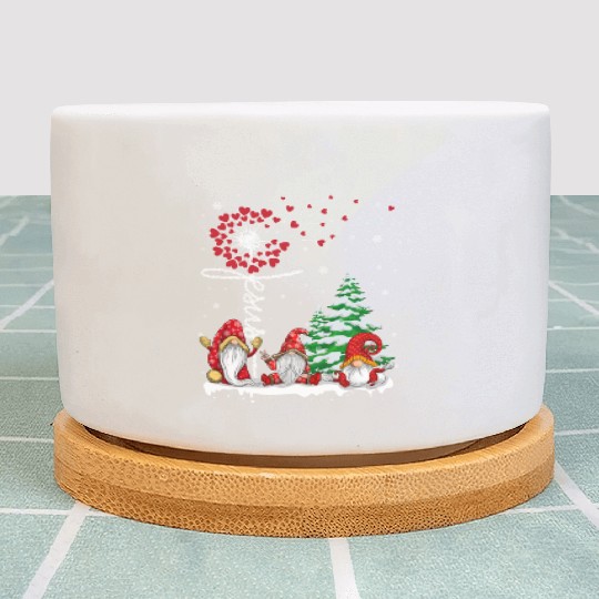 Gnomes Jesus Dandelion Christmas Tree Plant Pots