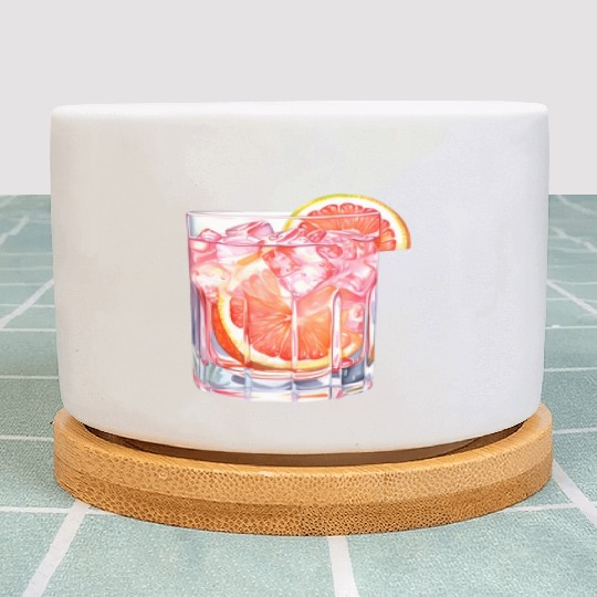 Grapefruit Citrus Cocktail Plant Pots