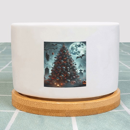Halloween tree Plant Pots