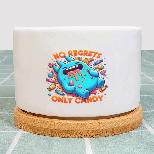 Disneyland Stitch Halloween No Regrets Only Candy Plant Pots
