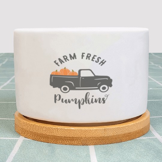 FARM FRESH PUMPKINS CLOTHING Plant Pots