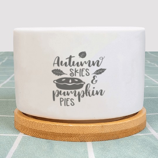 AUTUMN SKIES AND PUMPKIN PIES Plant Pots