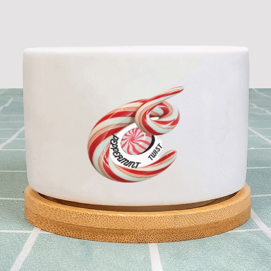 Peppermint Candy Plant Pots