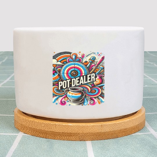 Pot Dealer (Psychedelic) Plant Pots
