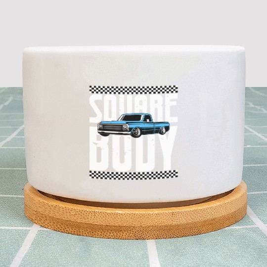 Vintage American Square Body Truck 4x4 Mud Trucks Plant Pots