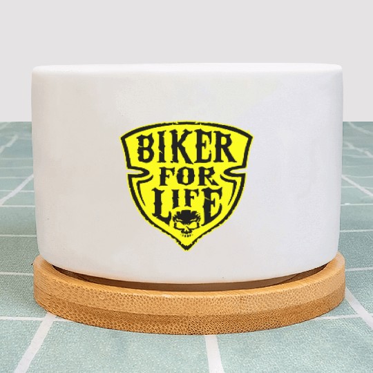 Biker For Life Shield LIKE US ON FACEBOOK # Plant Pots