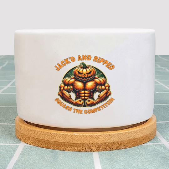 Jack'd and Ripped (Orange Edition) Plant Pots
